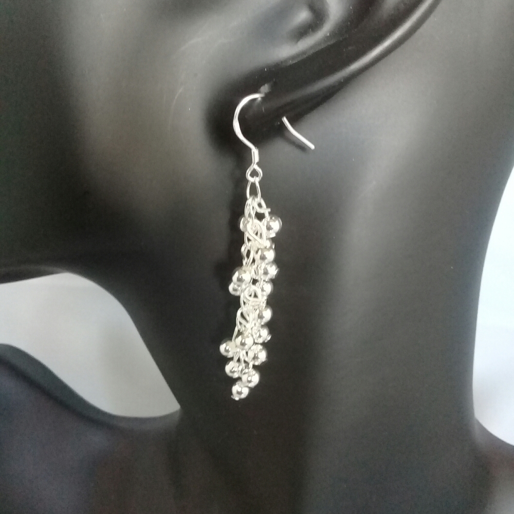 Sterling Silver Tiny Bell Earrings - image 3